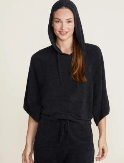 CozyChic Ultra Lite® Bell Sleeve Hoodie 9 CozyChic Ultra Lite® Bell Sleeve Hoodie -Snuggle And Style BDWCU22287 BDWCU22261 black 2169