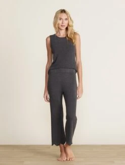 CozyChic Ultra Lite® Scallop Cropped Pant -Snuggle And Style BDWCU22353 BDWCU22268 carbon 1257 0d481b0b 609d 4d21 ad04 4f72820a21a9