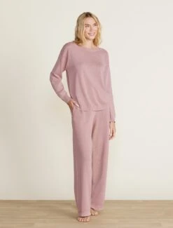 Sunbleached Boatneck Pullover -Snuggle And Style BDWES22234 BDWES22264 teaberry 1955