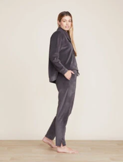 LuxeChic® Skinny Pant With Zippers -Snuggle And Style BDWLC21222 Carbon 1093