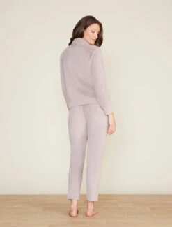 LuxeChic® Skinny Pant With Zippers -Snuggle And Style BDWLC21222 DEEP TAUPE 3123