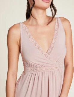 Luxe Milk Jersey® Chemise 9 Luxe Milk Jersey® Chemise -Snuggle And Style BDWLM0195 FadedRose 1809