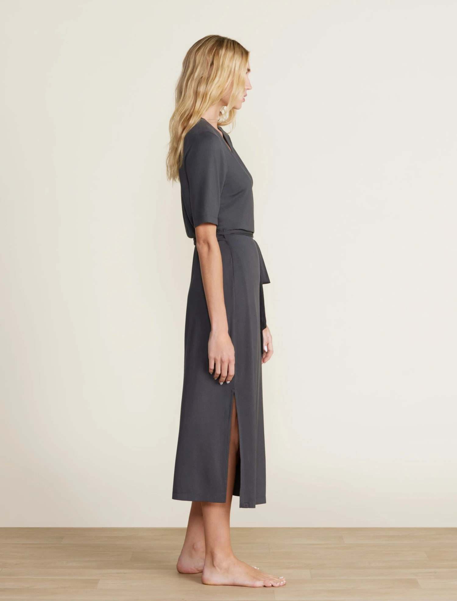 Luxe Milk Jersey® 3/4 Sleeve Wrap Dress 6 Luxe Milk Jersey® 3/4 Sleeve Wrap Dress - Image 6