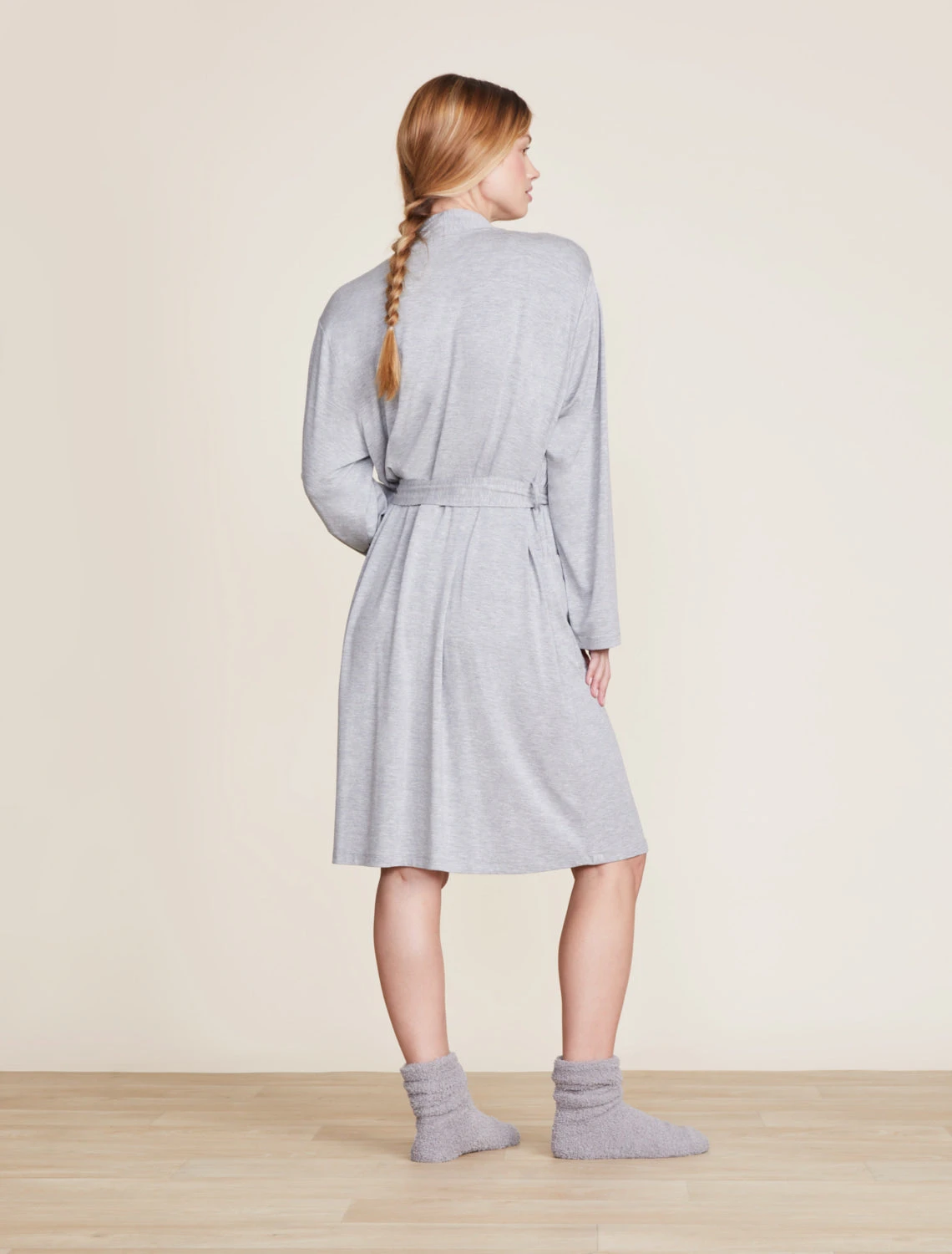 Malibu Collection® Soft Jersey Short Robe 3 Malibu Collection® Soft Jersey Short Robe - Image 3