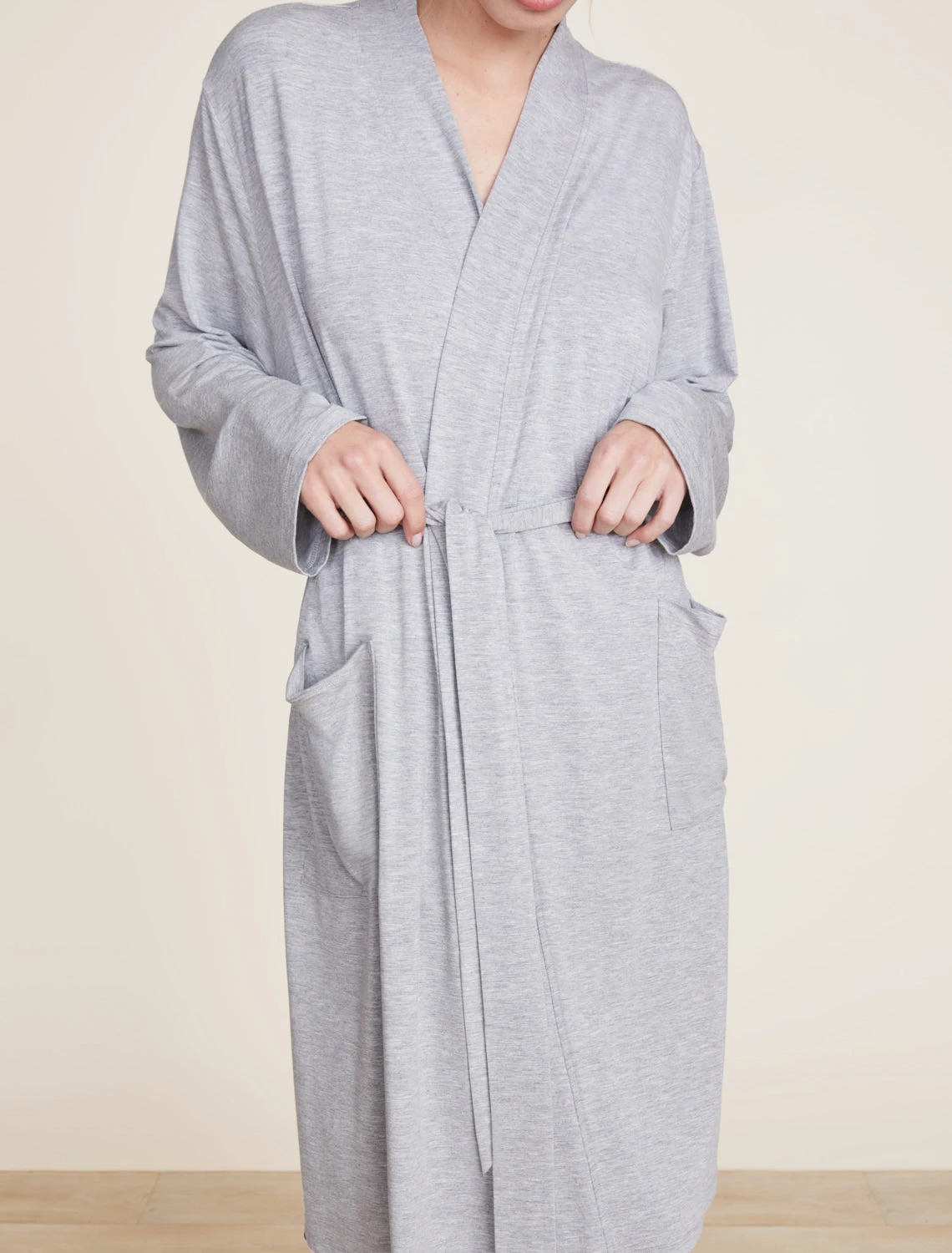 Malibu Collection® Soft Jersey Short Robe 4 Malibu Collection® Soft Jersey Short Robe - Image 4