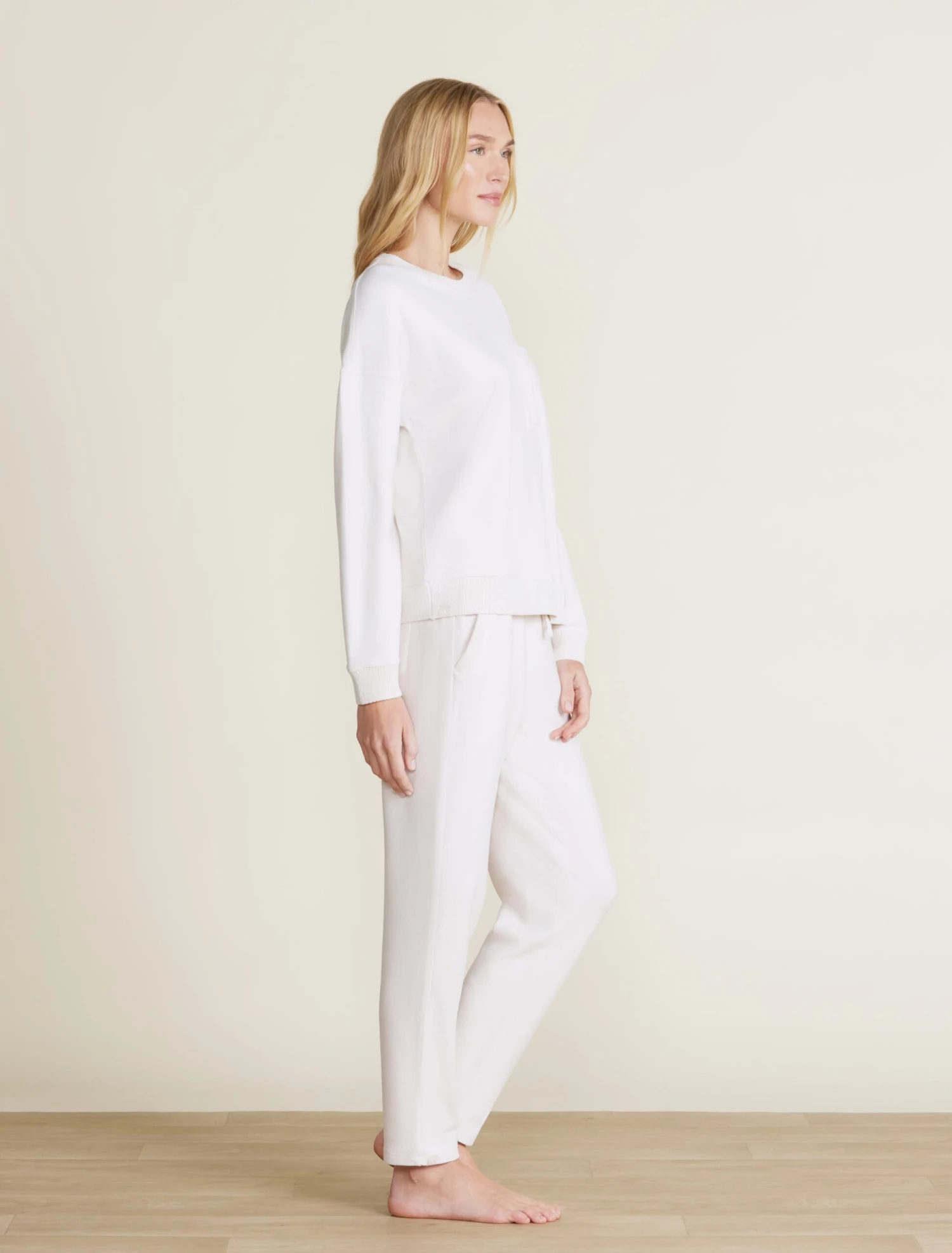 Malibu Collection® Brushed Fleece Sweater Mix Pullover 6 Malibu Collection® Brushed Fleece Sweater Mix Pullover - Image 6