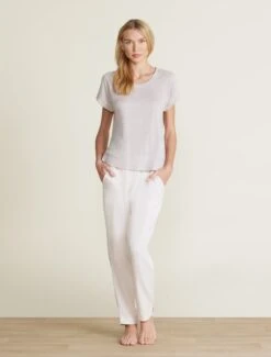 Malibu Collection® Linen Raglan Tee -Snuggle And Style BDWMC22298 SILVER 0359