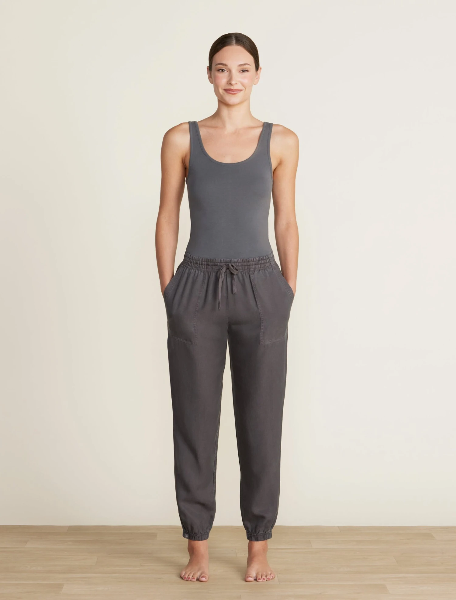 Malibu Collection® Linen Blend Jogger 5 Malibu Collection® Linen Blend Jogger - Image 5