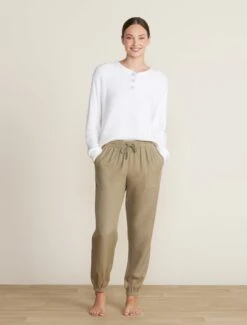 Malibu Collection® Linen Blend Jogger