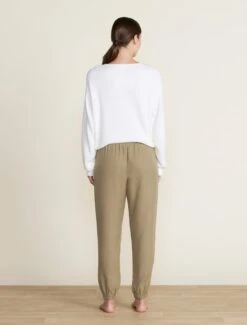 Malibu Collection® Linen Blend Jogger 9 Malibu Collection® Linen Blend Jogger -Snuggle And Style BDWMC22320 military 898