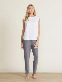 Malibu Collection® Pima Cotton Slub Tank -Snuggle And Style BDWMC22326 PEARL 1984