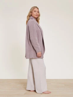 CozyChic® Chenille Shawl Cardi -Snuggle And Style BDWNV21226 DeepTaupe 3046 d296ace0 7ec9 4e5d 84d3 abad3b5b06d5