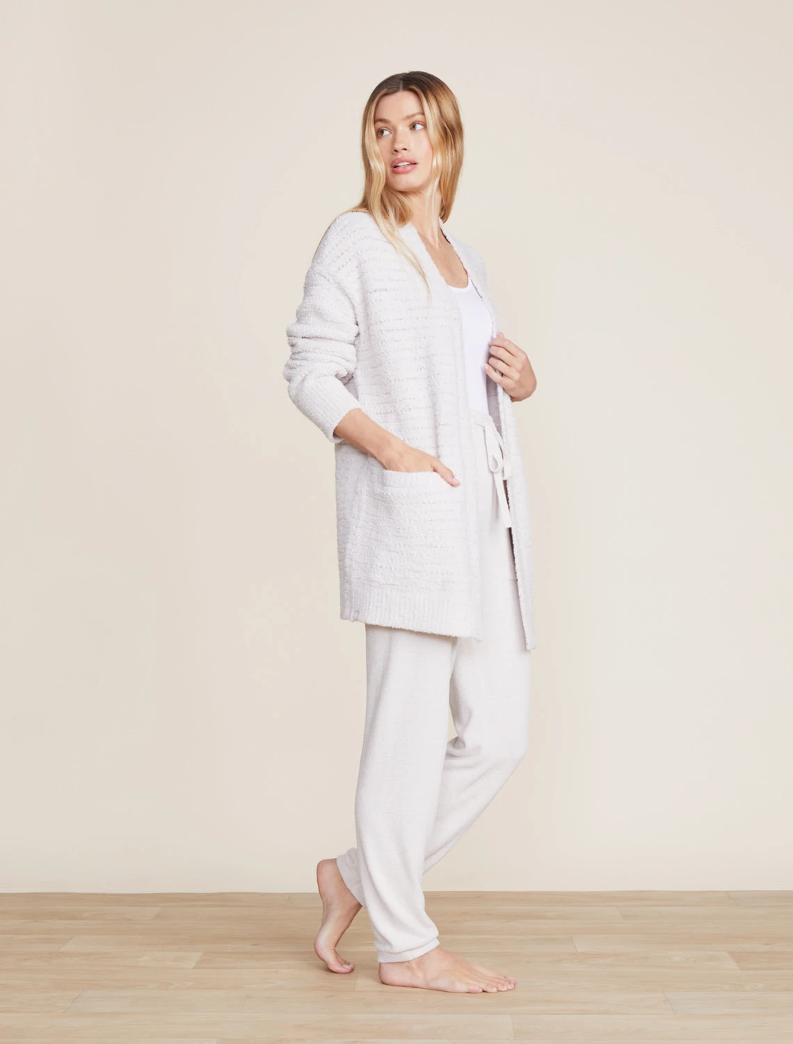 CozyChic® Boucle Welt Pocket Cardigan 2 CozyChic® Boucle Welt Pocket Cardigan - Image 2