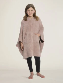 CozyChic® Youth Ribbed Cozy 11 CozyChic® Youth Ribbed Cozy -Snuggle And Style BDYCC0545 HR fadedrose girl4