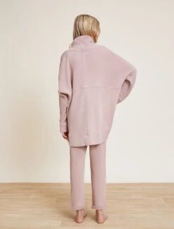 Malibu Collection® Youth Brushed Terry Circle Cardigan -Snuggle And Style BDYMC21407 PinkClay 4218