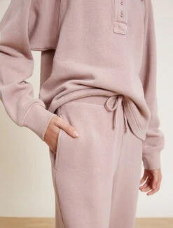 Malibu Collection® Youth Brushed Terry Rolled Hem Pant 9 Malibu Collection® Youth Brushed Terry Rolled Hem Pant -Snuggle And Style BDYMC21411 PinkClay 4178