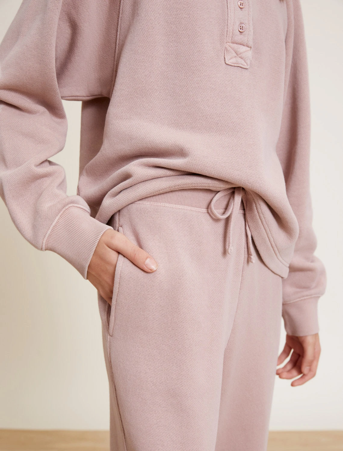 Malibu Collection® Youth Brushed Terry Rolled Hem Pant 4 Malibu Collection® Youth Brushed Terry Rolled Hem Pant - Image 4