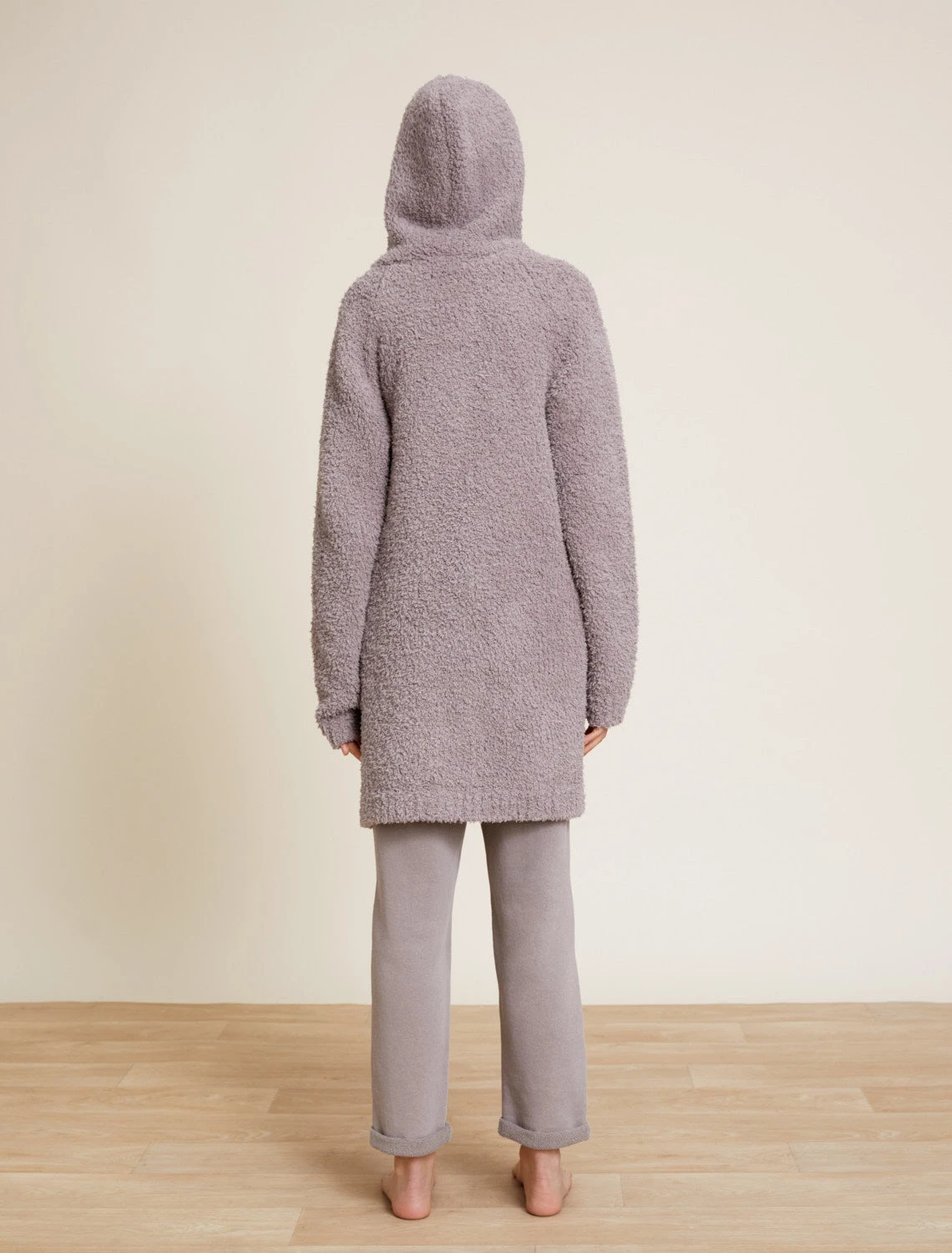 CozyChic® Boucle Youth Hooded Long Coatigan 5 CozyChic® Boucle Youth Hooded Long Coatigan - Image 5