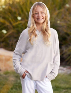 CozyChic Ultra Lite® Youth Button Hoodie 9 CozyChic Ultra Lite® Youth Button Hoodie -Snuggle And Style BD FW23 D4 BDYCU22191 T5836