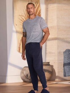 CozyChic Ultra Lite® Men's Easy Jogger -Snuggle And Style BFD SS23 MEN B BDMCU21728 0547 V2 web