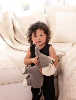 CozyChic® Elephant Buddie -Snuggle And Style BFD SS 24 BDBCC22178 WarmGray Stone 2614