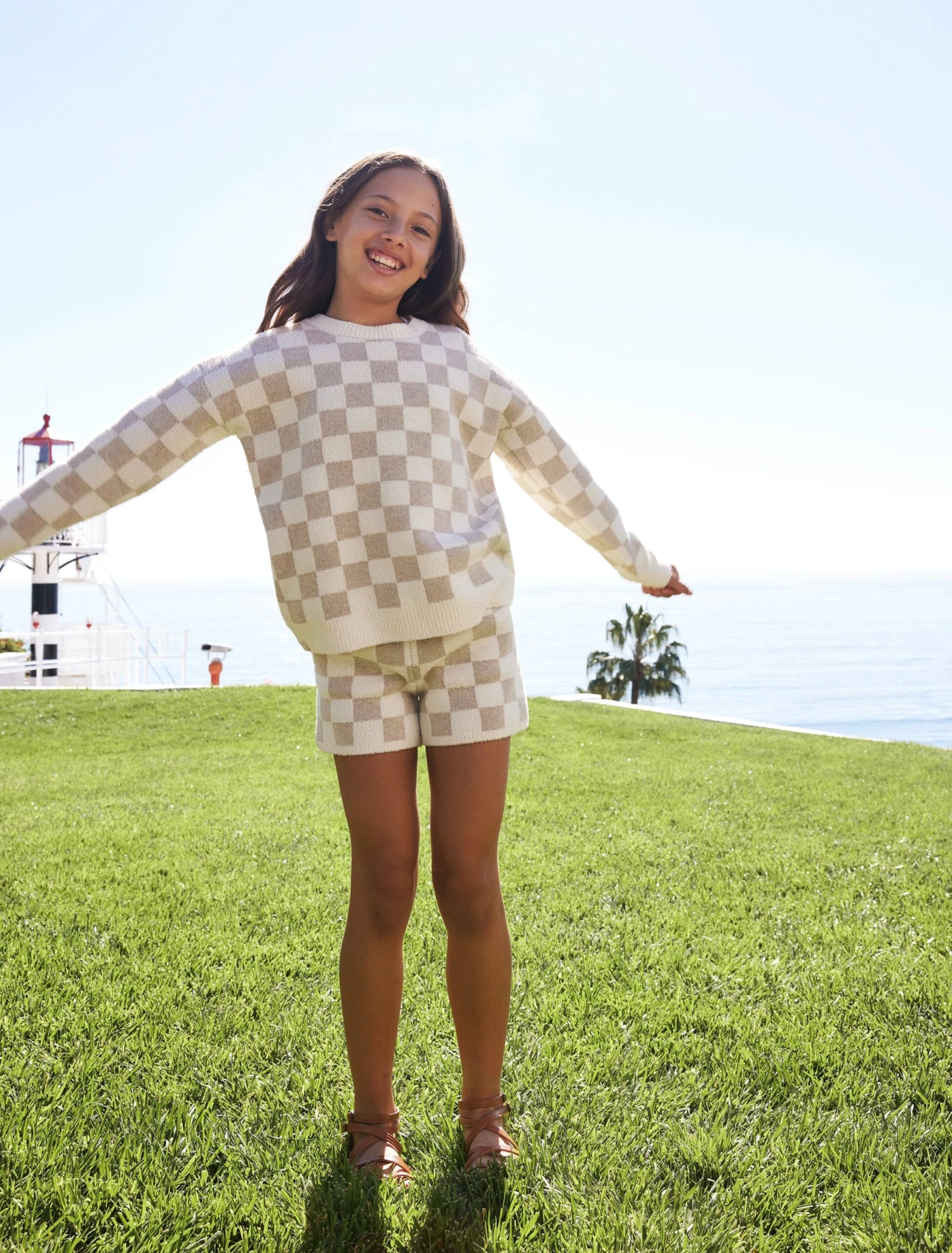 Youth CozyChic® Cotton Checkered Pullover 4 Youth CozyChic® Cotton Checkered Pullover - Image 4