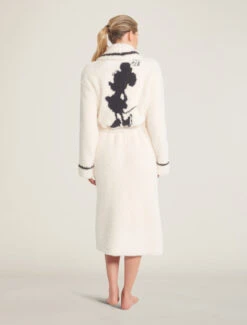 CozyChic® Classic Disney Minnie Mouse Adult Robe 8 CozyChic® Classic Disney Minnie Mouse Adult Robe -Snuggle And Style D100PHR creamcarbon 4