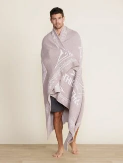 CozyChic® Mandalorian "This Is The Way" Throw -Snuggle And Style DNHCC22198 taupe moonlight 009