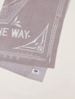 CozyChic® Mandalorian "This Is The Way" Throw -Snuggle And Style DNHCC22198 taupe moonlight 2 W