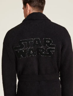 CozyChic® Star Wars™ Classics Ribbed Robe -Snuggle And Style DNMCC21730 Black 2274copy