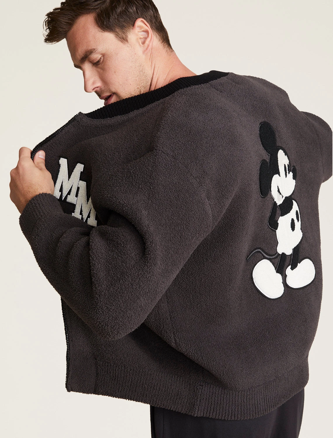 CozyChic® Disney Classic Mickey Men's Varsity Jacket 5 CozyChic® Disney Classic Mickey Men's Varsity Jacket - Image 5