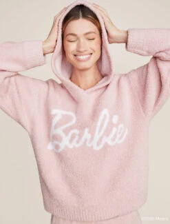 CozyChic® Barbie™ Women's Hoodie -Snuggle And Style DNUCC22014 Dusty Rose 1624