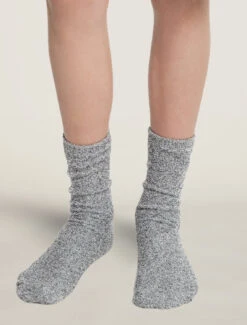 CozyChic® Classic Disney Youth Mickey Mouse Socks -Snuggle And Style DNYCC1021 HR creamcarbon 1 1