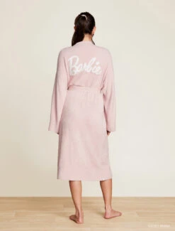 CozyChic Lite® Barbie™ Robe -Snuggle And Style MTWCL21709 DustyRoseWhite 1644
