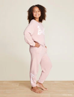 CozyChic Ultra Lite® Youth Barbie™ Pullover 8 CozyChic Ultra Lite® Youth Barbie™ Pullover -Snuggle And Style MTYCU21705 DustyRoseWhite 1514 fade95d3 0f42 468e aa34 f0869cd0eb36