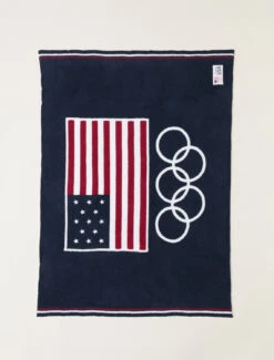 Cozychic® Team USA Flag Olympic Ring Throw -Snuggle And Style USHCC22369 IngidoMulti 1 W cb648ceb 0a4e 428c b582 b03ae1e94941