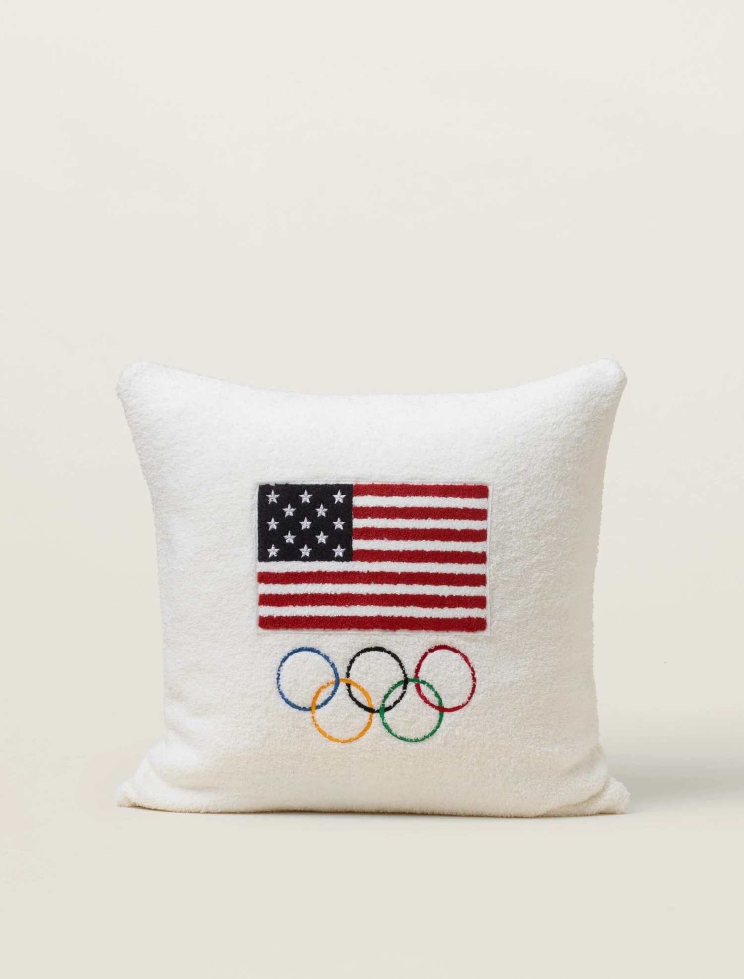 CozyChic® Team USA Flag Olympic Ring Pillow 1 CozyChic® Team USA Flag Olympic Ring Pillow